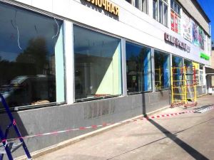 Алюминиевые окна для кафе